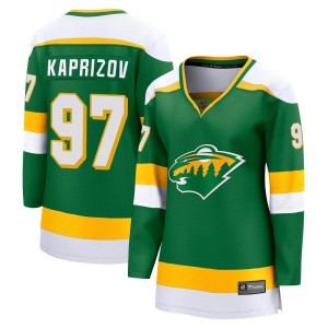 Women's Minnesota Wild Kirill Kaprizov Fanatics Branded Breakaway Special Edition 2.0 Jersey - Green