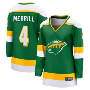 Women's Minnesota Wild Jon Merrill Fanatics Branded Breakaway Special Edition 2.0 Jersey - Green