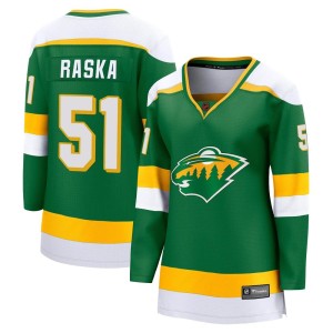 Women's Minnesota Wild Adam Raska Fanatics Branded Breakaway Special Edition 2.0 Jersey - Green