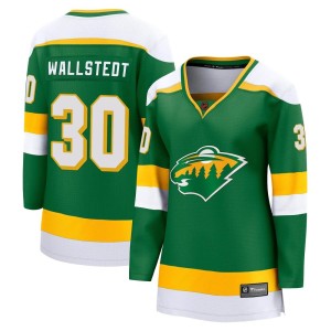 Women's Minnesota Wild Jesper Wallstedt Fanatics Branded Breakaway Special Edition 2.0 Jersey - Green
