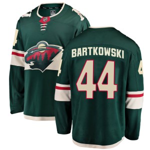 Men's Minnesota Wild Matt Bartkowski Fanatics Branded ized Breakaway Home Jersey - Green