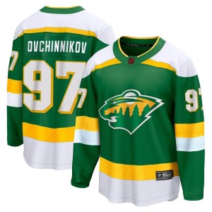 Youth Minnesota Wild Dmitry Ovchinnikov Fanatics Branded Breakaway Special Edition 2.0 Jersey - Green