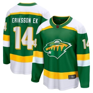 Men's Minnesota Wild Joel Eriksson Ek Fanatics Branded Breakaway Special Edition 2.0 Jersey - Green