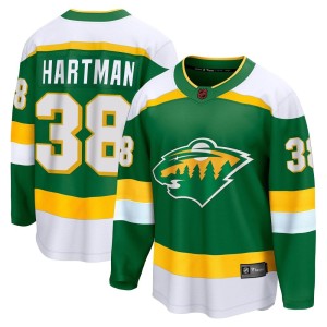 Men's Minnesota Wild Ryan Hartman Fanatics Branded Breakaway Special Edition 2.0 Jersey - Green
