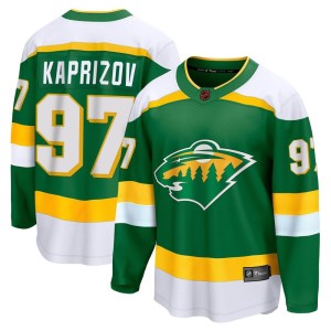 Men's Minnesota Wild Kirill Kaprizov Fanatics Branded Breakaway Special Edition 2.0 Jersey - Green