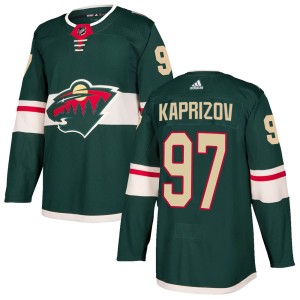 Youth Minnesota Wild Kirill Kaprizov Adidas Authentic Home Jersey - Green