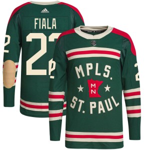 Youth Minnesota Wild Kevin Fiala Adidas Authentic 2022 Winter Classic Player Jersey - Green
