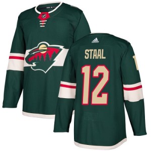 Youth Minnesota Wild Eric Staal Adidas Authentic Home Jersey - Green