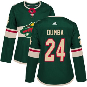Women's Minnesota Wild Matt Dumba Adidas Authentic Home Jersey - Green